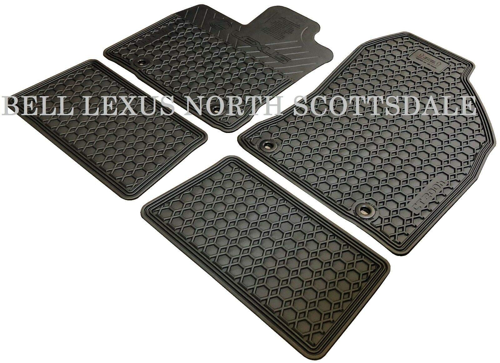 LEX OEM Factory All Weather Floor MAT Set 2011-2017 CT200H Black