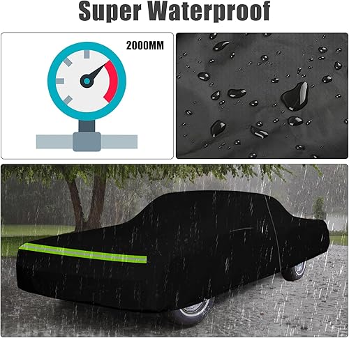 Miniatura 3 de Funda impermeable de repuesto para automóvil Buick Riviera 1971-1973 de 2 puertas, cubierta rígida 210T para todo tipo de clima, con algodón