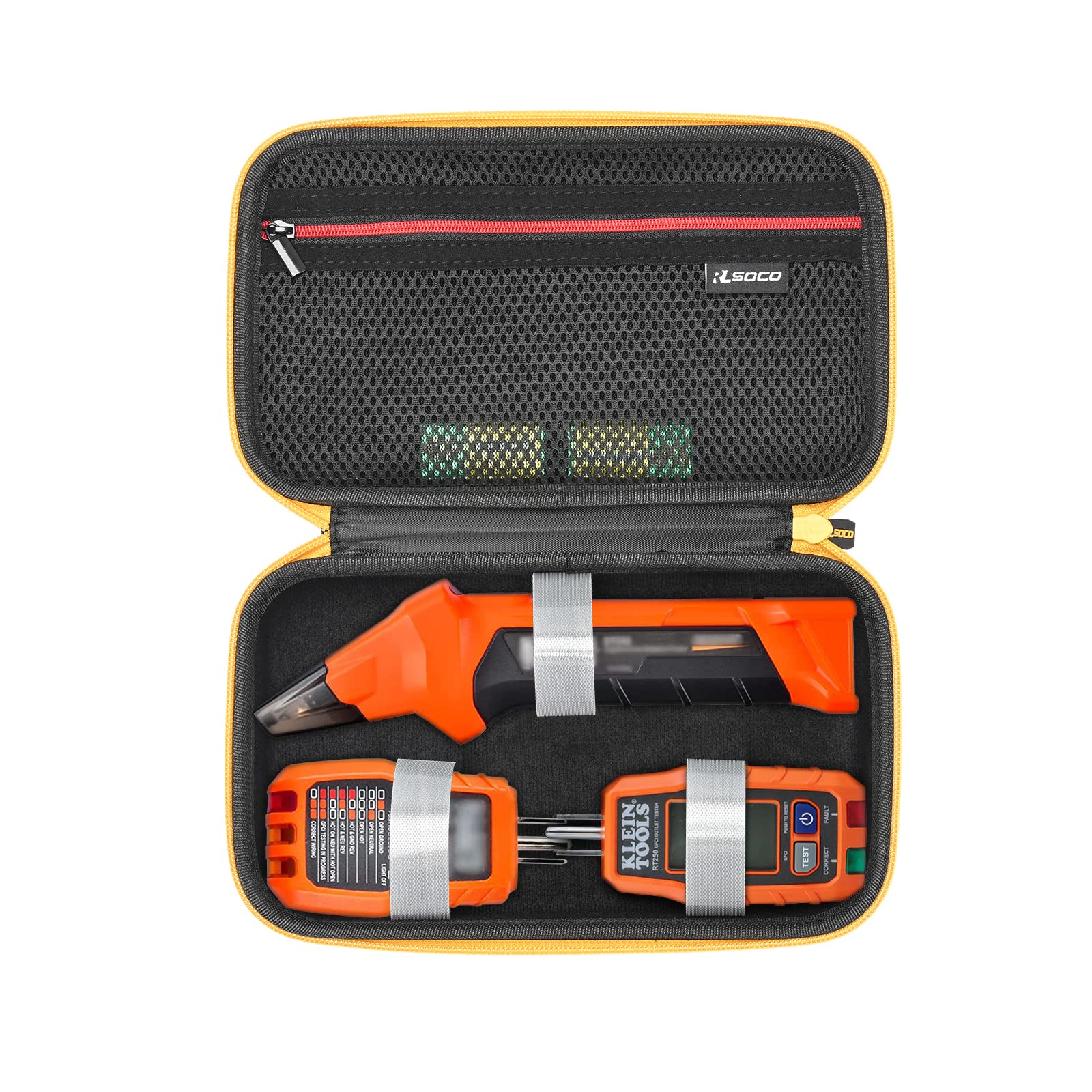 RLSOCO Carrying Case for Klein Tools ET310 AC Circuit Breaker Finder,80041 Outlet Repair Tool Kit,RT250GFCI Outlet Tester (Case Only)