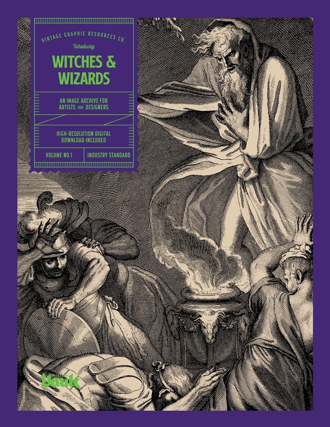 Witches & Wizards: An Image Archive for Artists and Designers (Image Archive Series by Vault Editions)