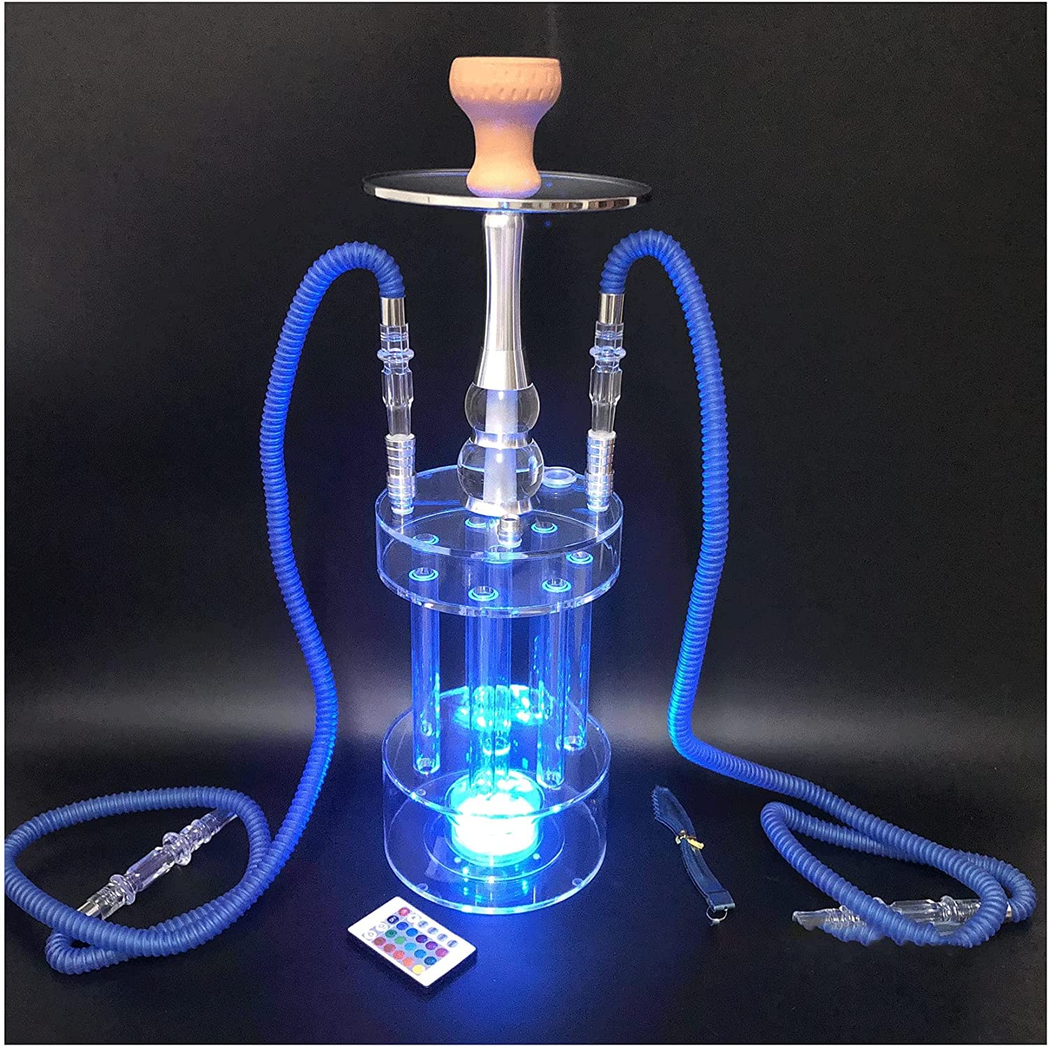 Amazon.co.jp: 【大型サイズ】 シーシャ パイプ 水タバコ シーシャ LED