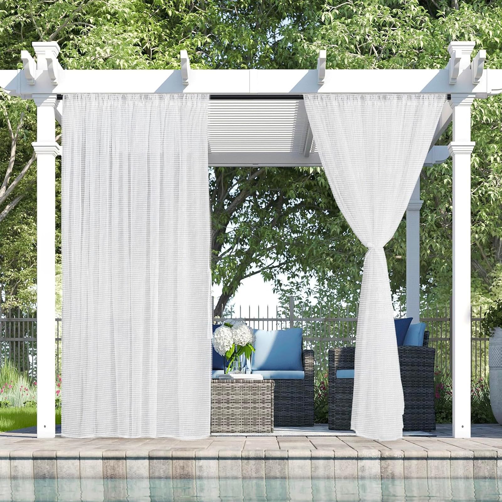 PARAMAISON Tenda Zanzariera, Tunnel Passante Retinata Piombata Antimosche Antizanzara Waterproof | Pannello 150x250cm Verde