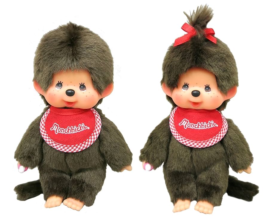 モンチッチ プレミアムスタンダードS ブラウン　ぬいぐるみ　Monchhichi 251063-r.jpg