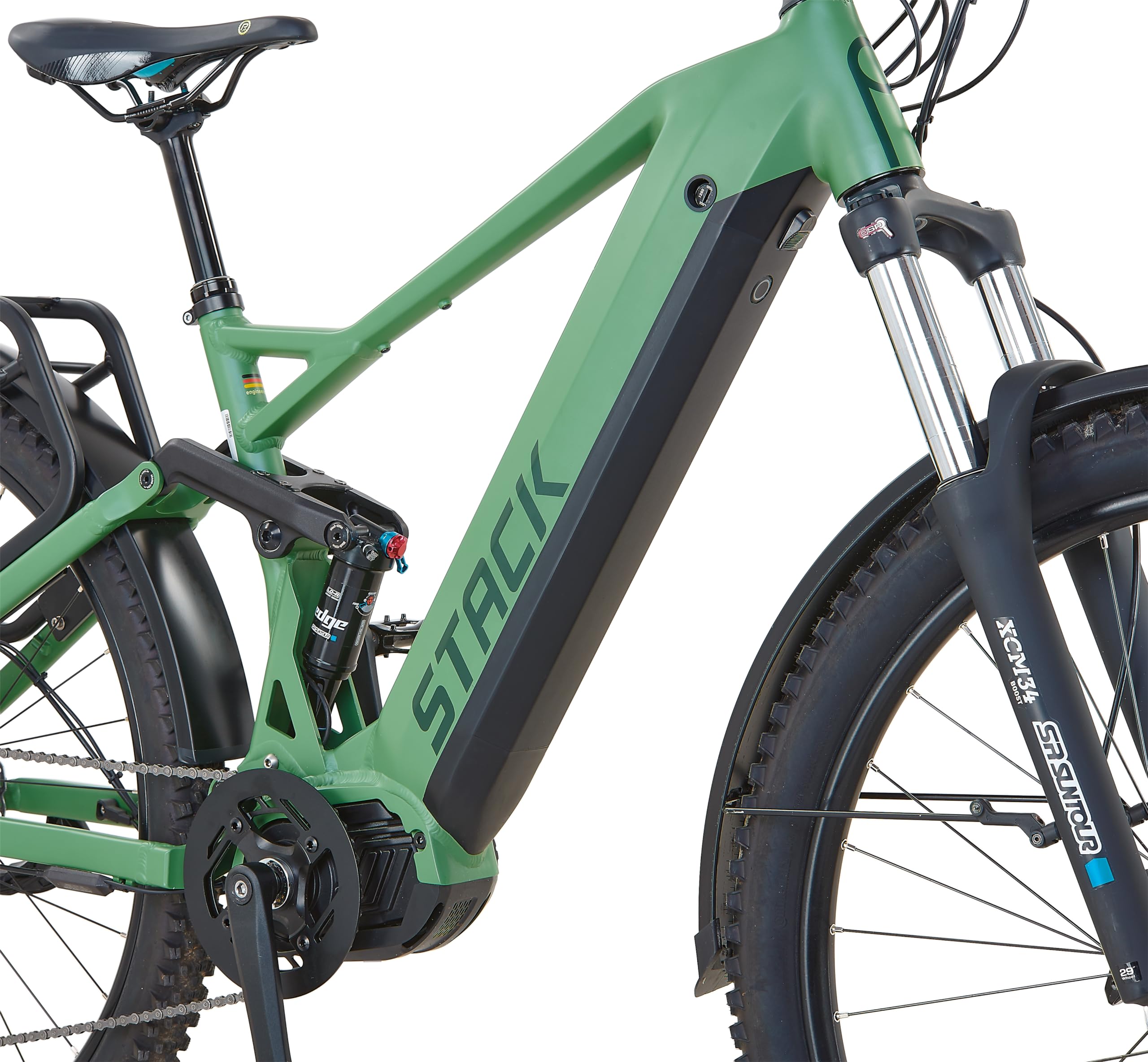 Prophete Stack 5.0 SUV E-Bike Fully 29 Zoll - 720 Wh - Integrierter Akku - Mittelmotor AEG - 10-Gang Kettenschaltung - HDY. Scheibenbremse inkl. Gearsensor - Rahemnhöhe 48 cm