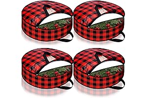Sadnyy Wreath Boxes for Shipping - Heavy Duty Wreath Storage Bags for...