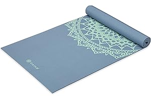 Gaiam Premium 6mm Print Non-Slip Yoga Mat