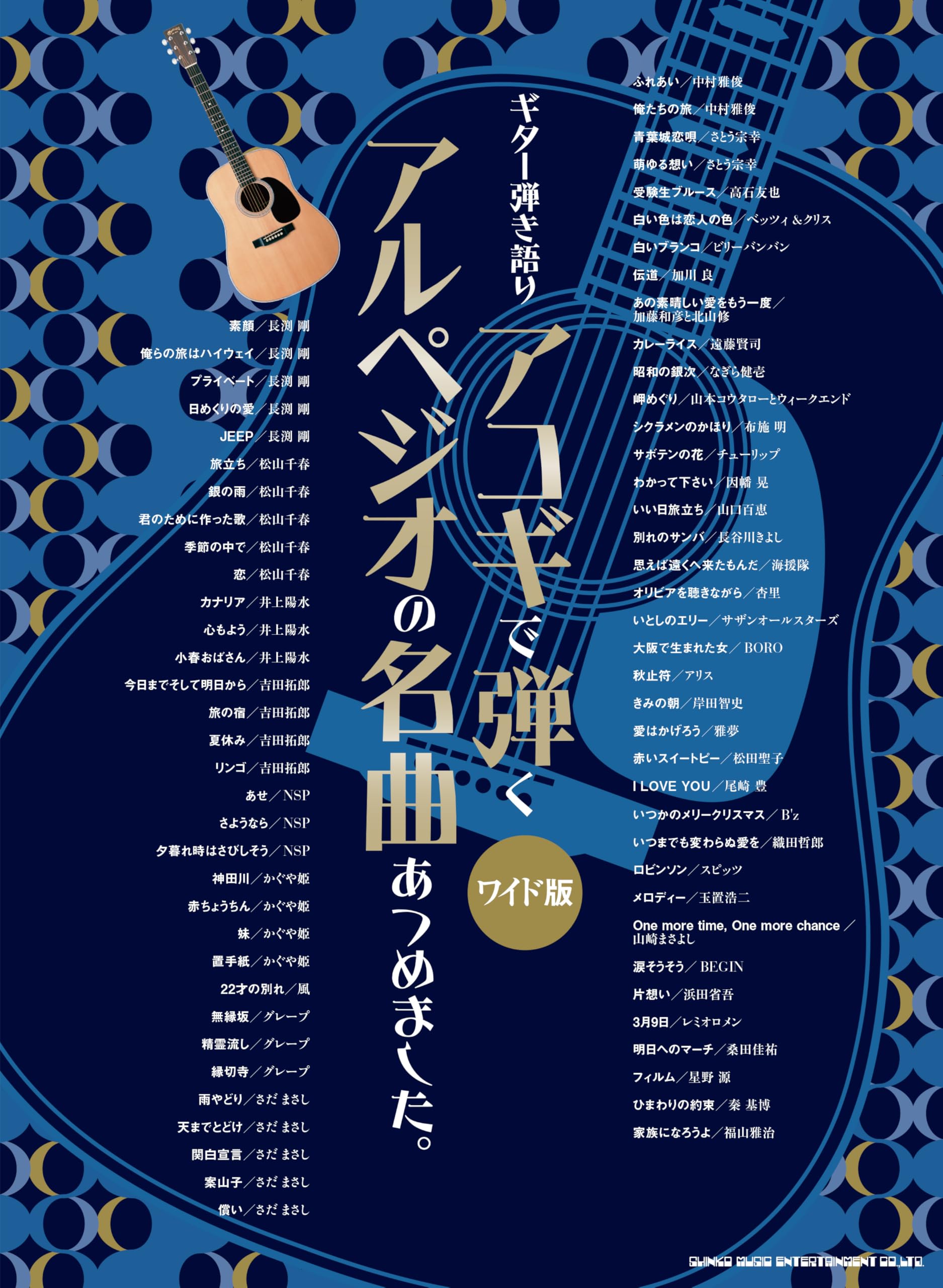 ギター弾き語り アコギで弾くアルペジオの名曲あつめました。［ワイド
