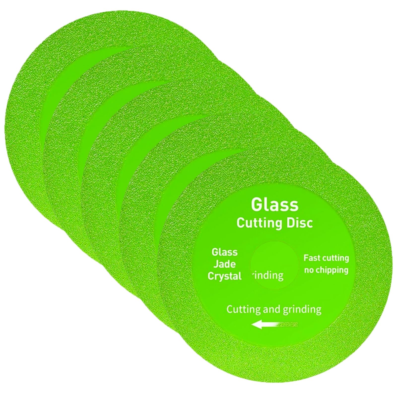 5PCS Tile Cutting Disc for Angle Grinder Diamond Glass Cutting Disc, 100mm Diameter with 20mm Inner Hole