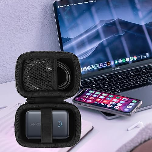 Miniatura 9 de khanka Anker Nano Cargador portátil, 10,000mAh 45W Max Compact Power Bank Case, carcasa de viaje dura compatible con Anker Nano 45W 10000mAh Power