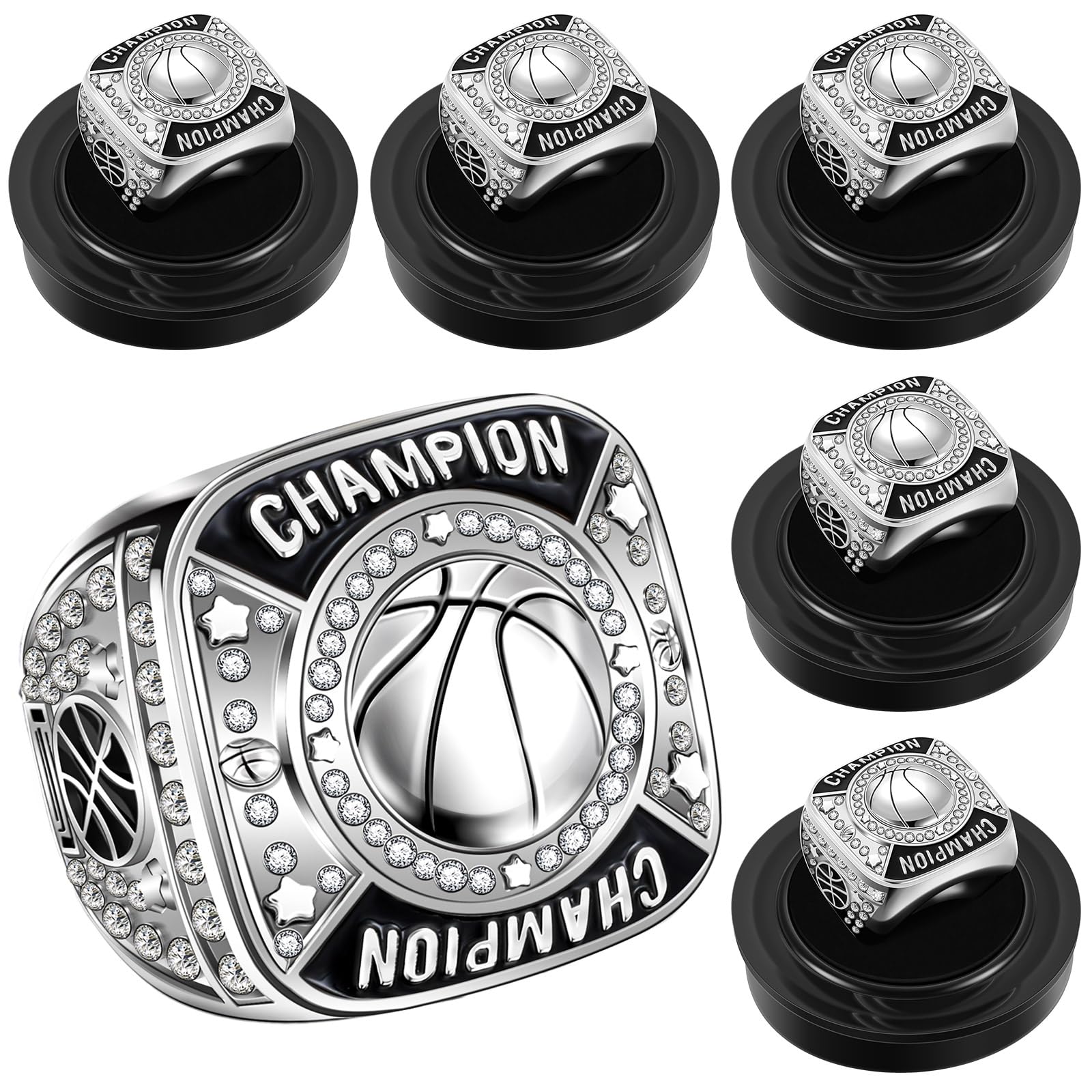 Remuuly 6-Pack Basketball Championship Rings