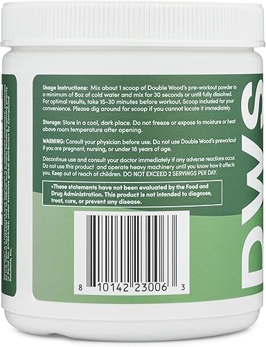 Miniatura 4 de Polvo de preentrenamiento para hombres y mujeres (30 porciones de cafeína, beta alanina, L-citrulina, dinamina, L-teanina, taurina, teacrina y más)
