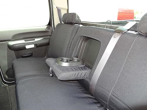 Miniatura 6 de Durafit Covers, fundas para auto, compatible con 2010-2013 Chevy Silverado & GMC Sierra, para asientos delanteros, a prueba de agua, pude elegir