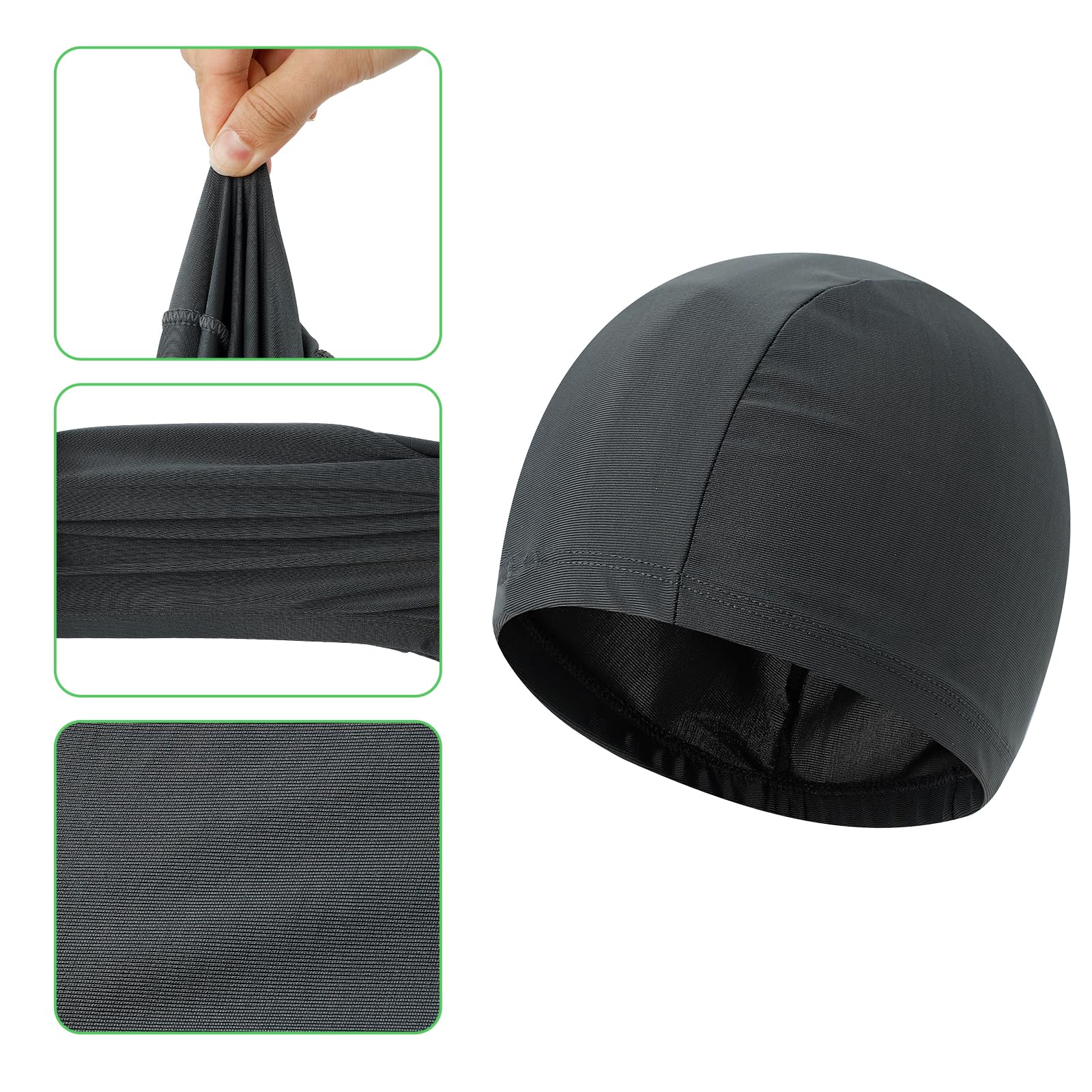 KAKU NANU 3 Pieces Maillot de Bain Enfant Garcon 3-11 Ans Anti UV Manches Courtes Bonnet Piscine Enfant Short de Bain