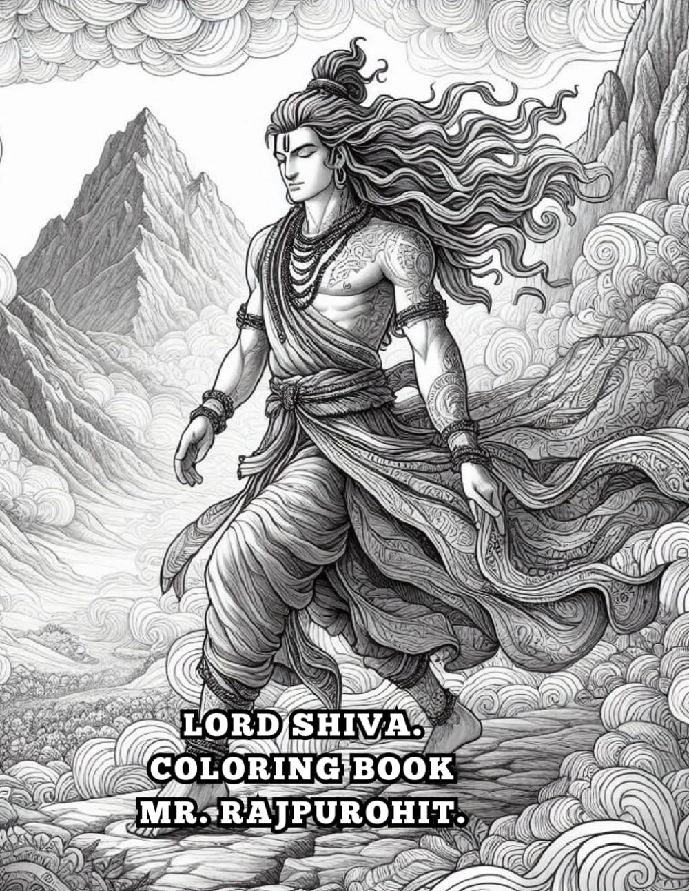 LORD SHIVA COLORING BOOK.