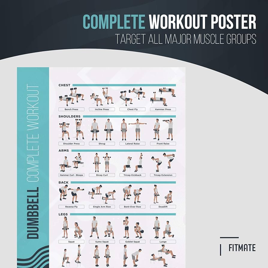 amazon-com-fitmate-dumbbell-workout-exercise-poster-workout-routine-with-free-weights-home-gym-decor-room-guide-16-5-x-25-inch-sports-outdoors for Free Printable Dumbbell Exercise Chart Amazon.com: FitMate Dumbbell Workout Exercise Poster - Workout Routine with Free Weights, Home Gym Decor, Room Guide (16.5 x 25 Inch) : Sports & Outdoors for Free Printable Dumbbell Exercise Chart