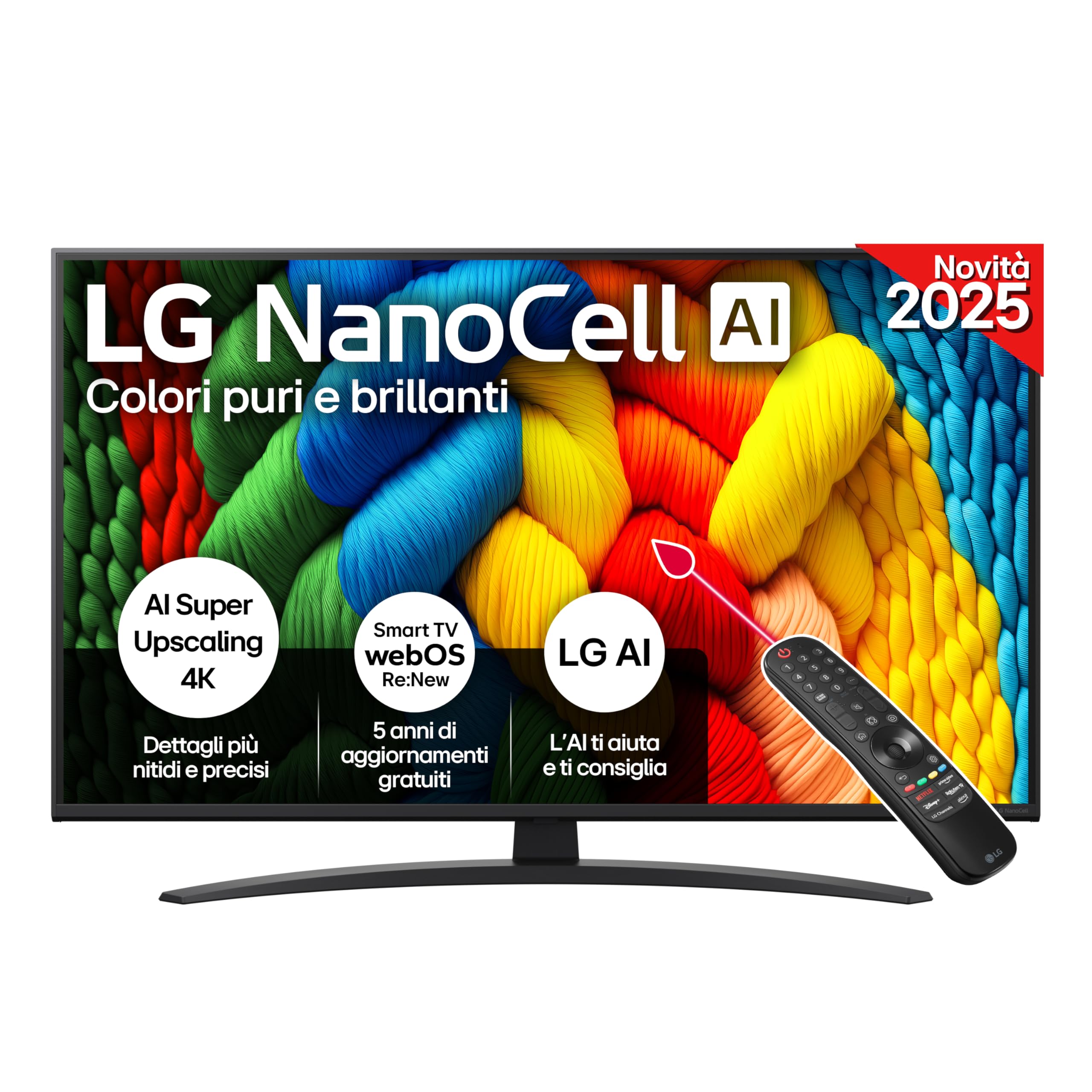 LG NanoCell AI 86NANO81A6A TV LED, 86 