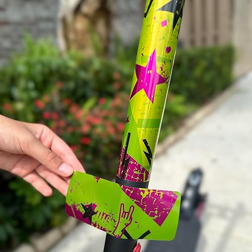Miniatura 6 de Calcomanías de vinilo autoadhesivas de alta calidad y fundas para patinete eléctrico de adultos, personaliza y protege tu viaje con estilo (balanceo