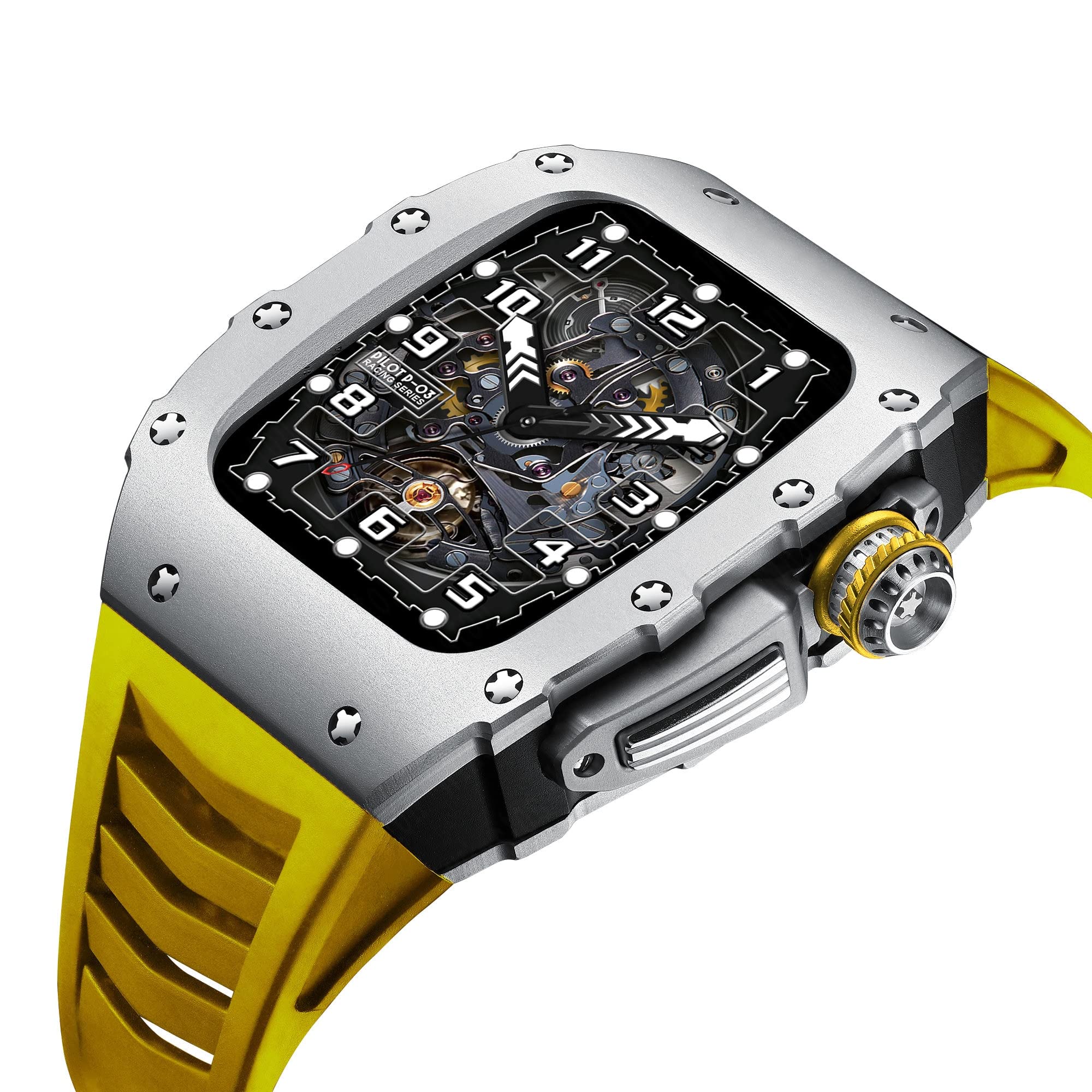 Kit modification boîtier aluminium Apple Watch 45mm look luxe - 8