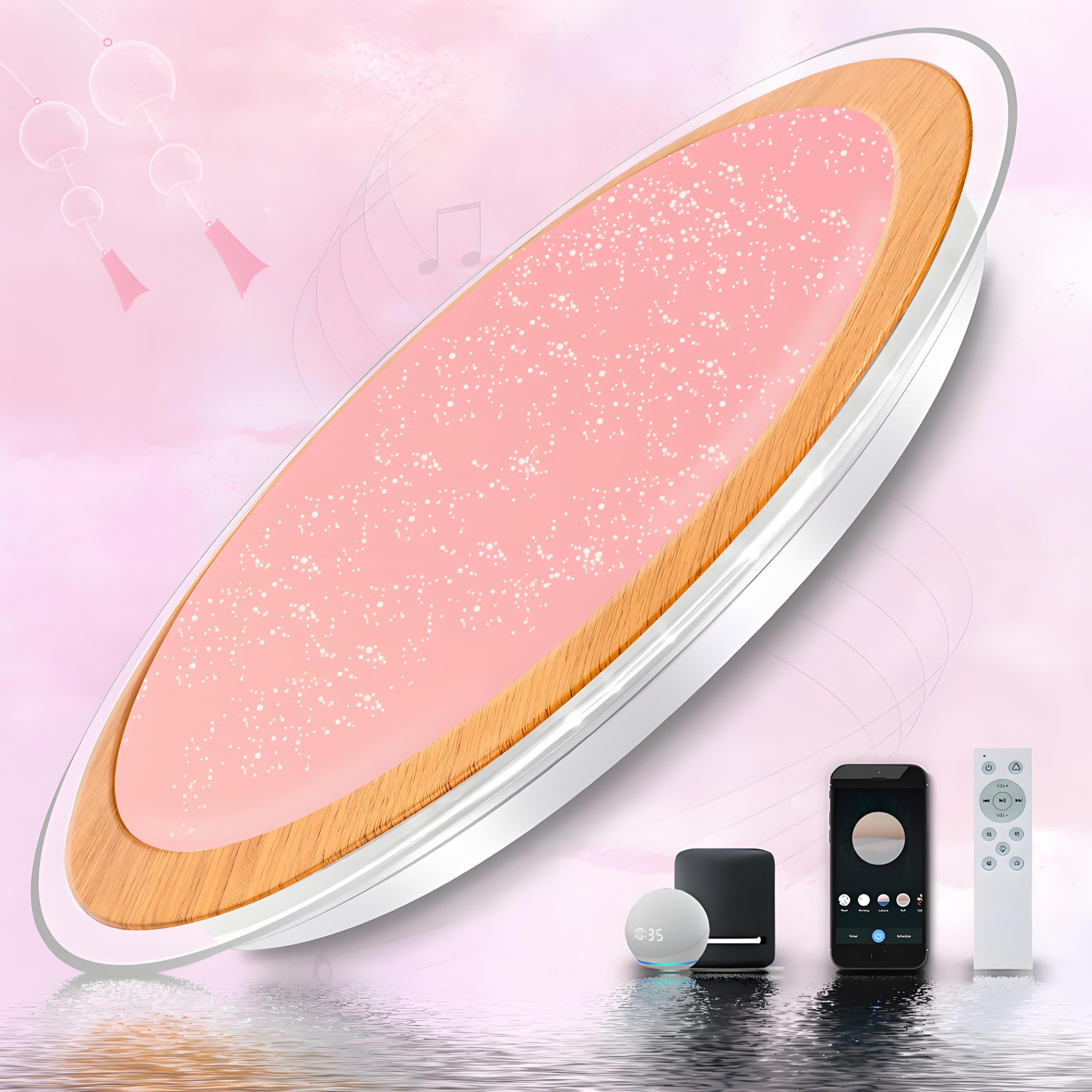 Amazon.co.jp : Kazvincita LED 音楽シーリングライト alexa対応