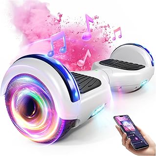SISIGAD Scooter, 6.5" Flash Wheels & Corlorful LED Lights, All for Girls Boys Kids Ages 6+