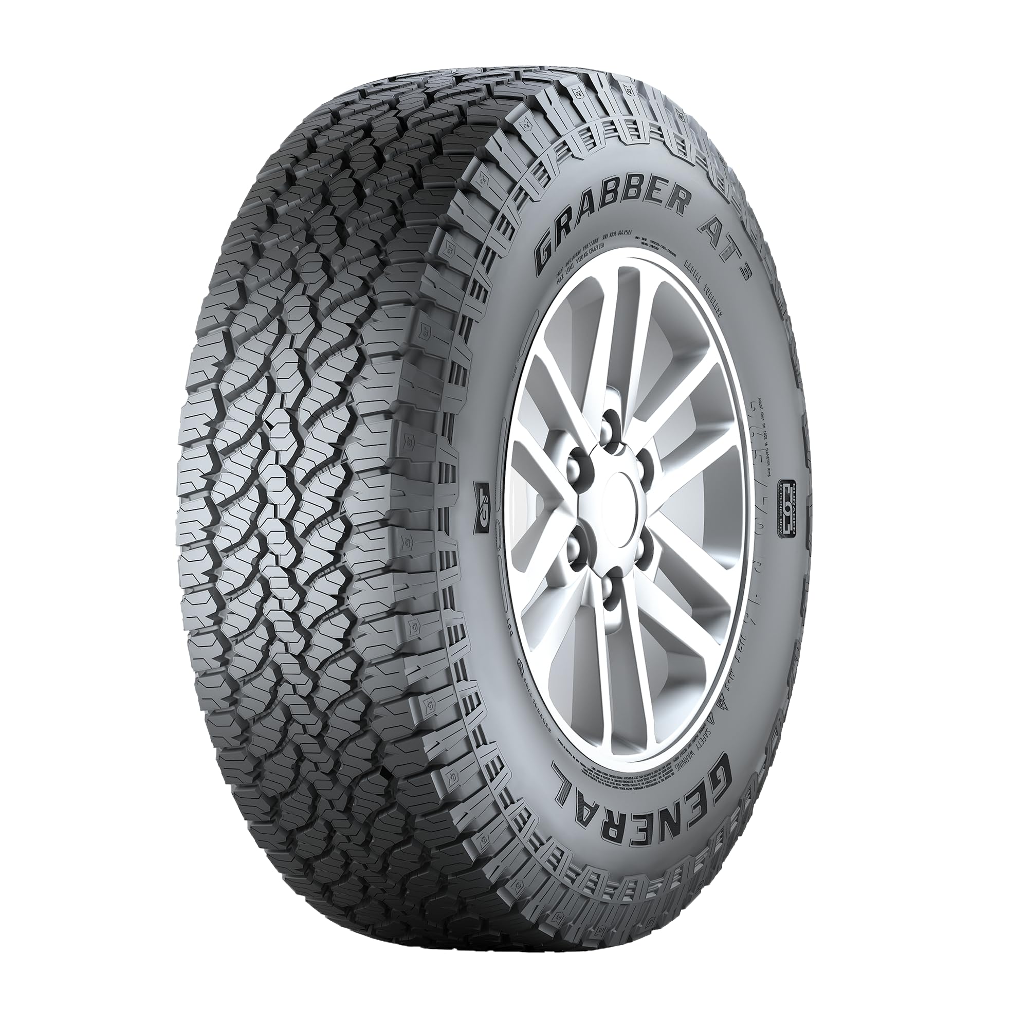 General Tire Grabber AT3 - 255/70/16 120S - F/B/75Db - Pneumatico Per Tutte Le Stagioni (Suv E Fuoristrada) - 4