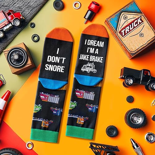 Miniatura 5 de Zmart Funny Gifts for Men Women Trucker Gifts Tractor Gifts, Unisex Funny Socks Truck Socks Tractor Socks
