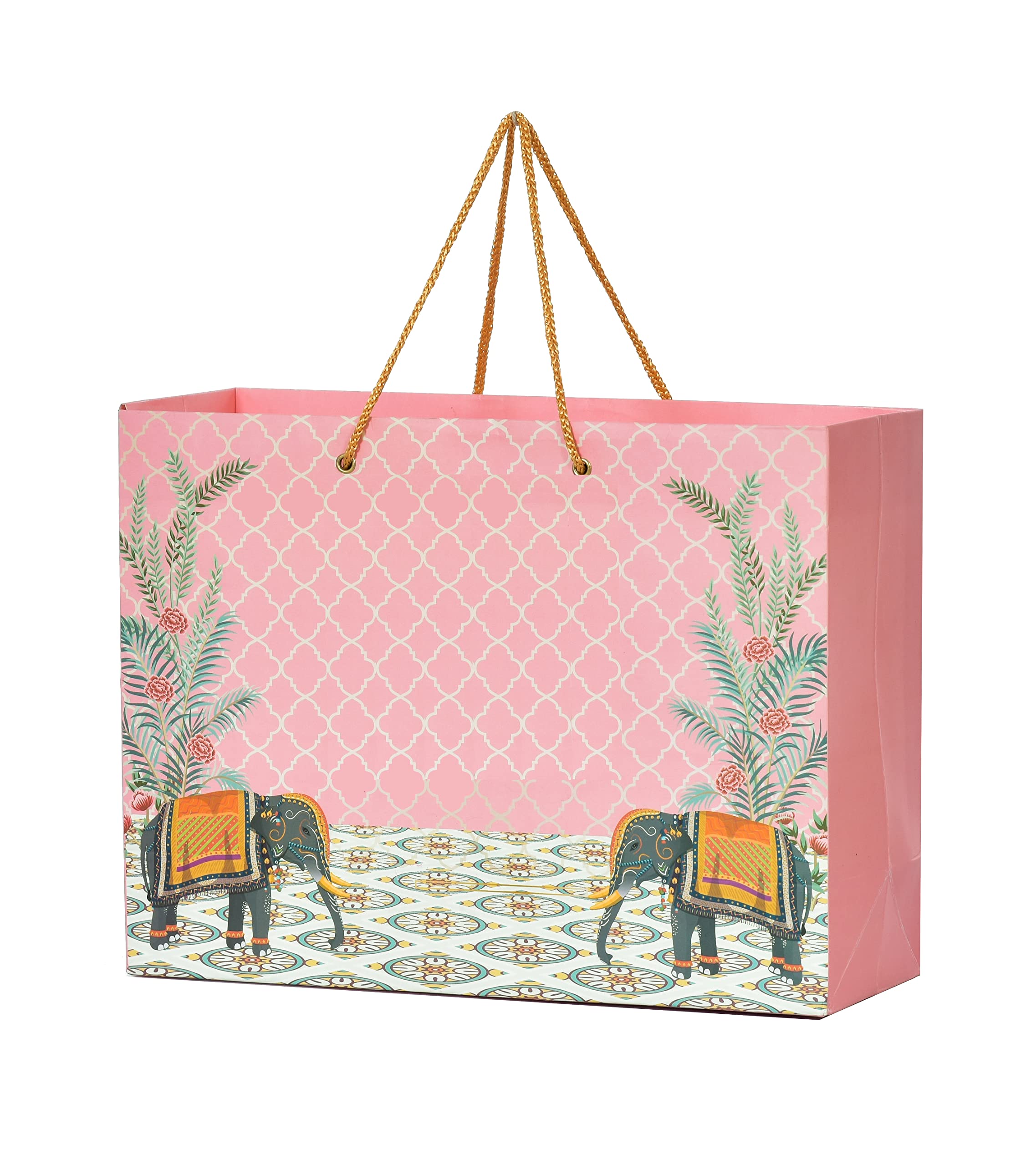 See full amazon price history chart for PPJ-Elephants Carpets (10 Pcs.) (Wedding) Paper Carry Bag, 10 Inch X 14 Inch X 4 Inch For Diwali/Wedding/Function/Birthday/Return Gifts/Christmas (Pack Of 10),Pink PPJ-Elephants Carpets (10 Pcs.) (Wedding) Paper Carry Bag, 10 Inch X 14 Inch X 4 Inch For Diwali/Wedding/Function/Birthday/Return Gifts/Christmas (Pack Of 10),Pink (B0BQ7BQDT3) Amazon Price History, Amazon Price Tracker