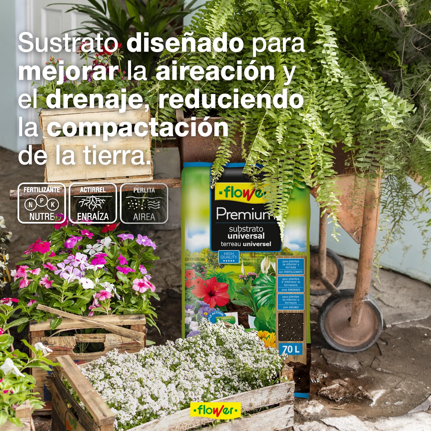 Flowers 4 – 80144 – substrato universelle Premium 70L