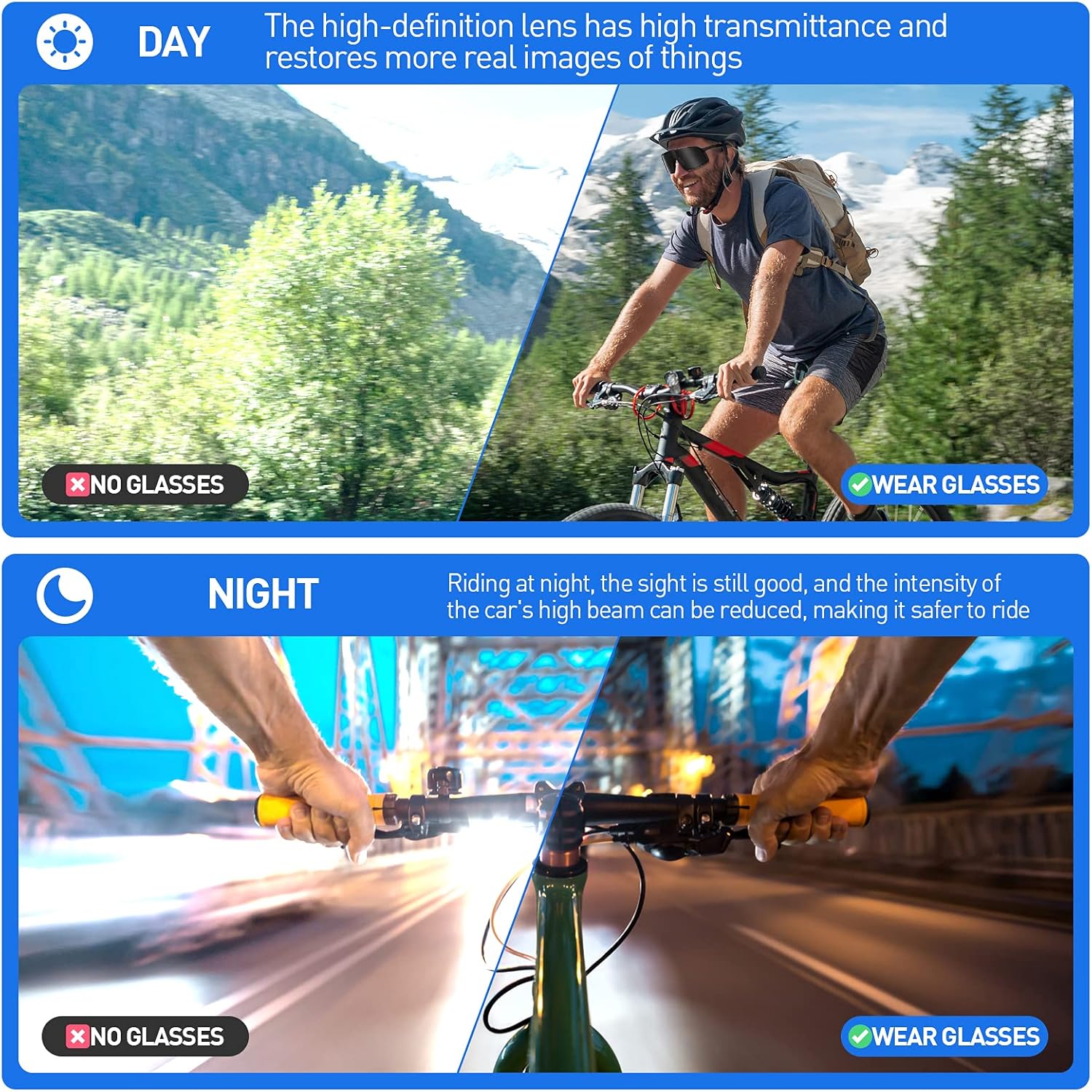 small cycling glasses