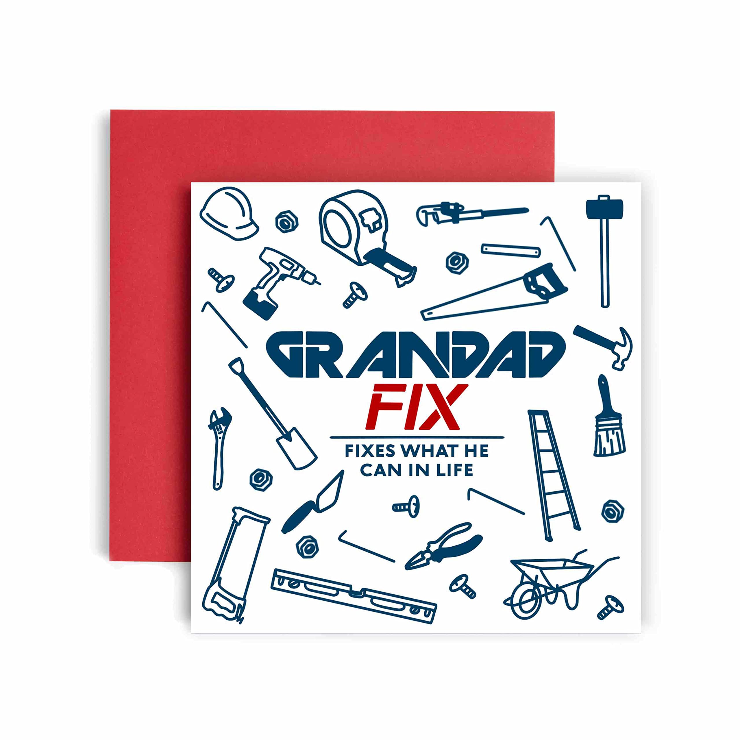 Biglietto Di Auguri Divertente Per Il Nonno Huxters – Formato 14,8 Cm, Con Cane In Piscina, Interno Bianco, Busta Gialla Inclusa - 5