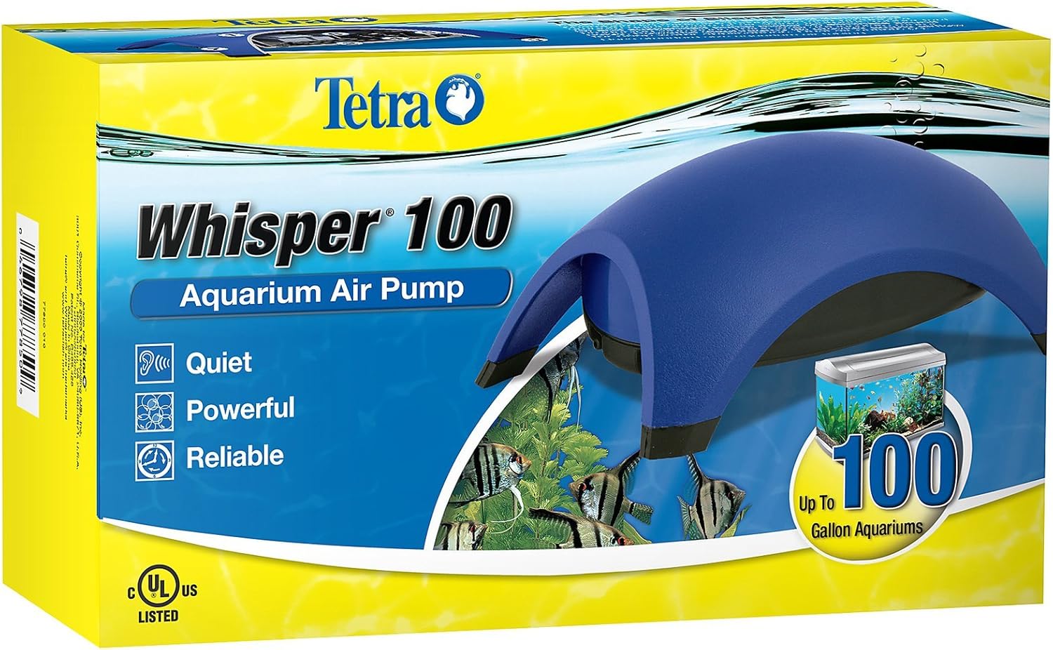 Tetra Whisper Air Pump with Minimal Noise and Maximum Air Flow