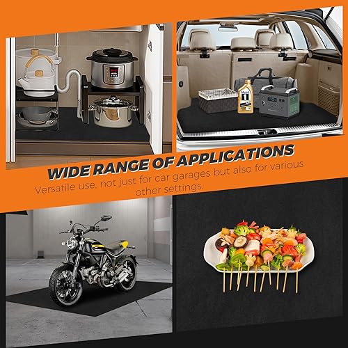 Miniatura 5 de Olaismln Premium Garage Floor mats for Under car, Oil Spill Mat, Waterproof Backing, Reusable, Washable, Durable Protective Garage Floor Surface, 36