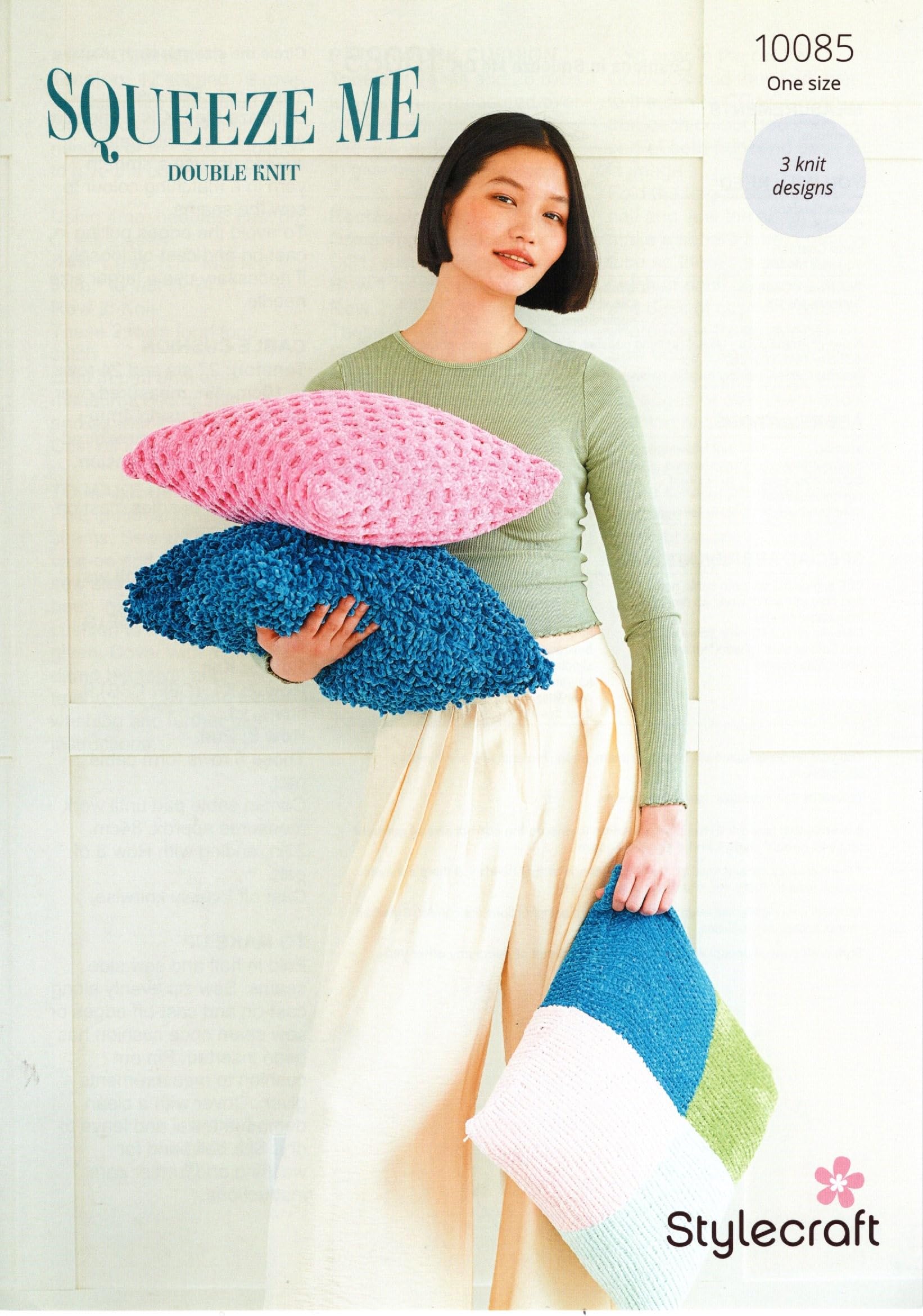 Stylecraft Squeeze Me Double Knit Pattern 10085 One Size Accessories (3 Designs)