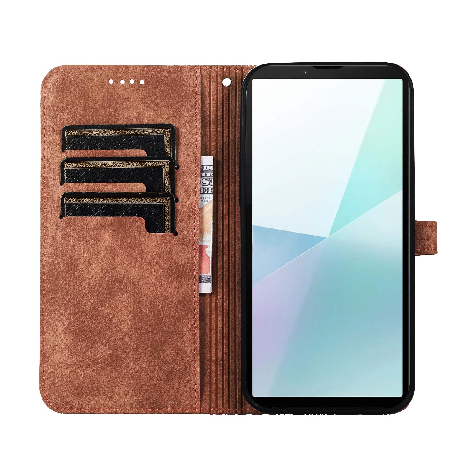 Succtopy Mobile Phone Case for Sony Xperia 10 VI 5G, PU Leather Flip Case with Card Slots and Stand Function - Image 2