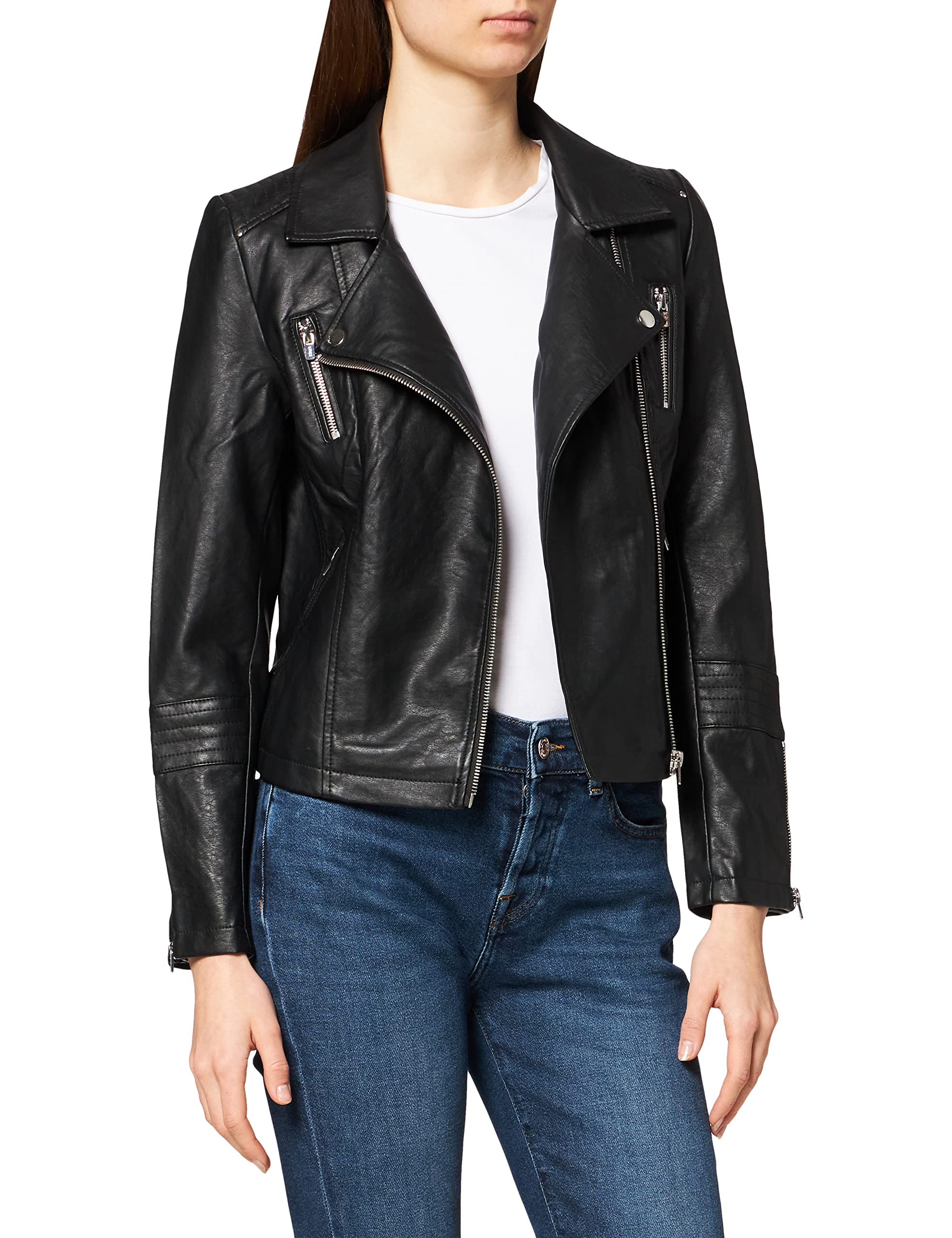 Nuevo Chaqueta Polipiel Mujer Zara | Compra Online a Precios Super Baratos