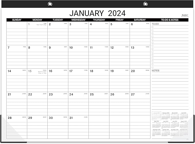 2024 Desk Calendar Large Desk Calendar 2024, Jan. 2024