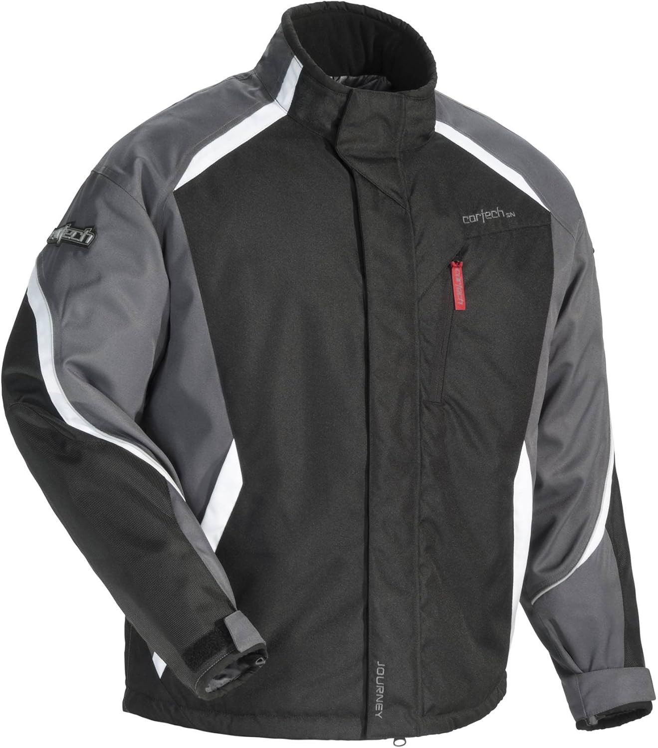 Cortech Journey 3.1 Men's Snowboard Snowmobile Jacket - Black/Gunmetal/White/Small