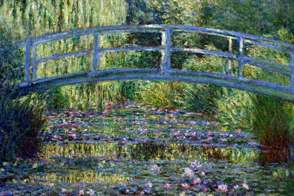 Amazon.com: Le Pont Japonais a Giverny by Claude Monet 精美印象派