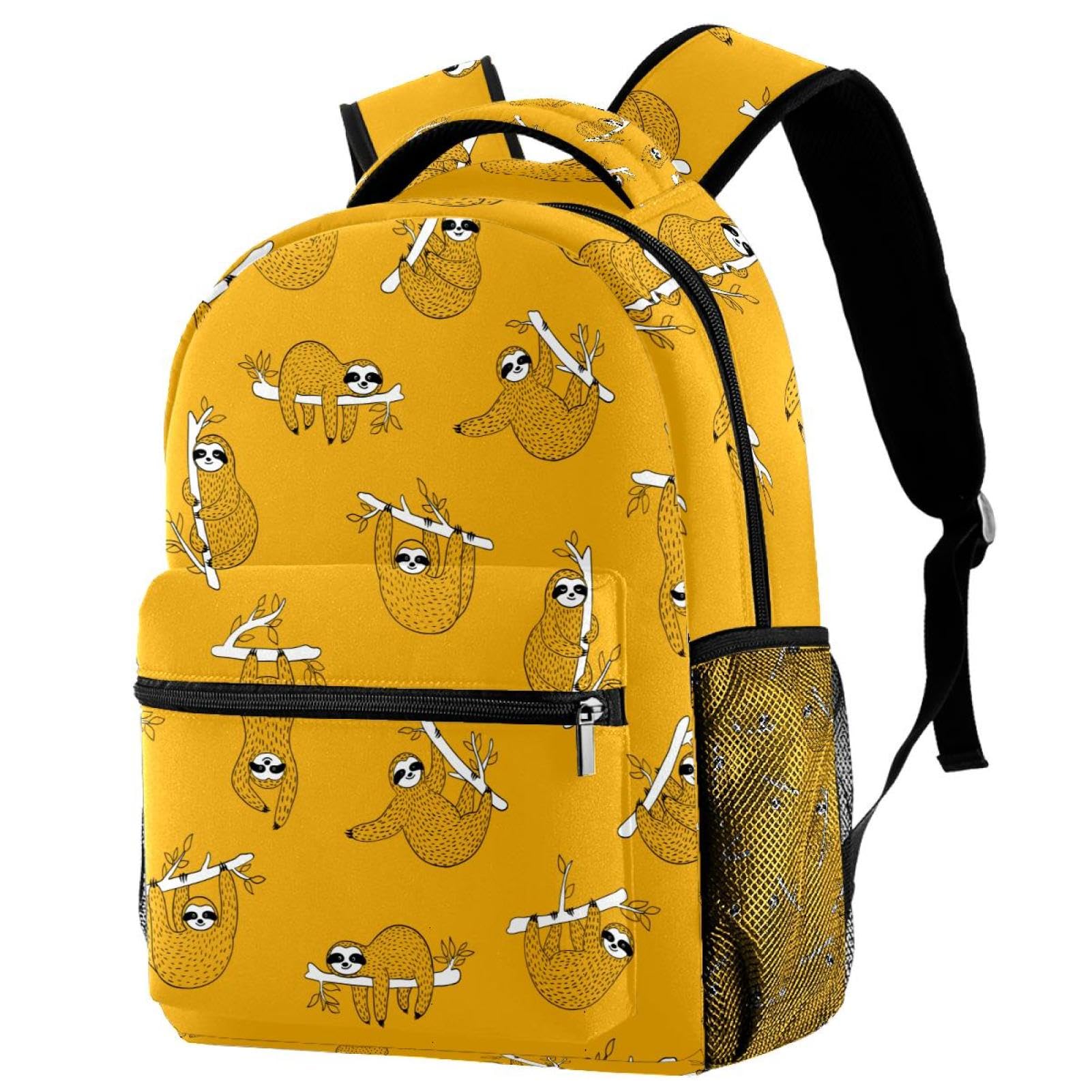 Sac à dos d'école multicolore à bretelles confortables 40cm