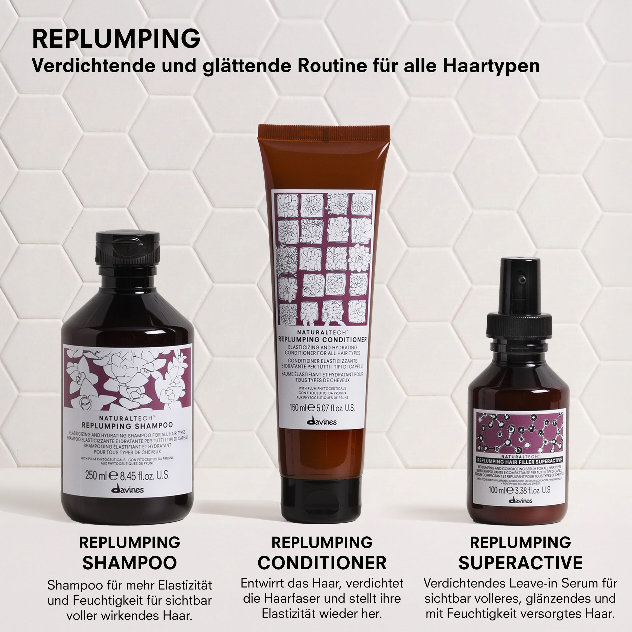 Davines Naturaltech Replumping Hair Filler Superactive 100ml