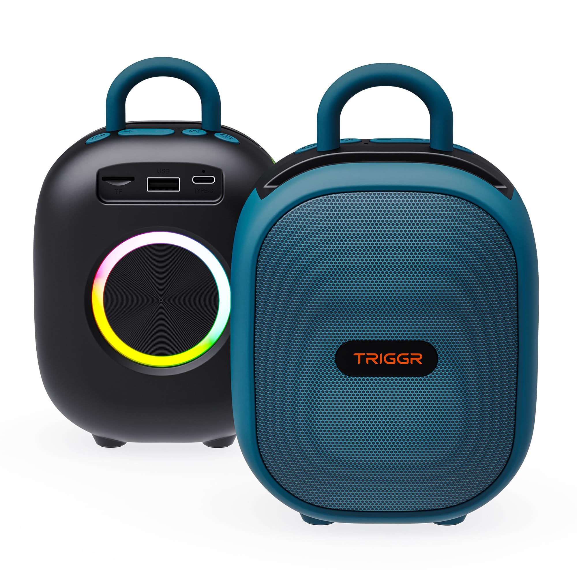 Roar 12 Portable Bluetooth Speaker, 12W Deep Bass, 8H Playtime, Type-C Fast Charging, BT v5.3, TWS Stereo Pairing, FM Radio, USB/SD Card, Handsfree with Built-in Mic (Onyx Blue) discount deal
