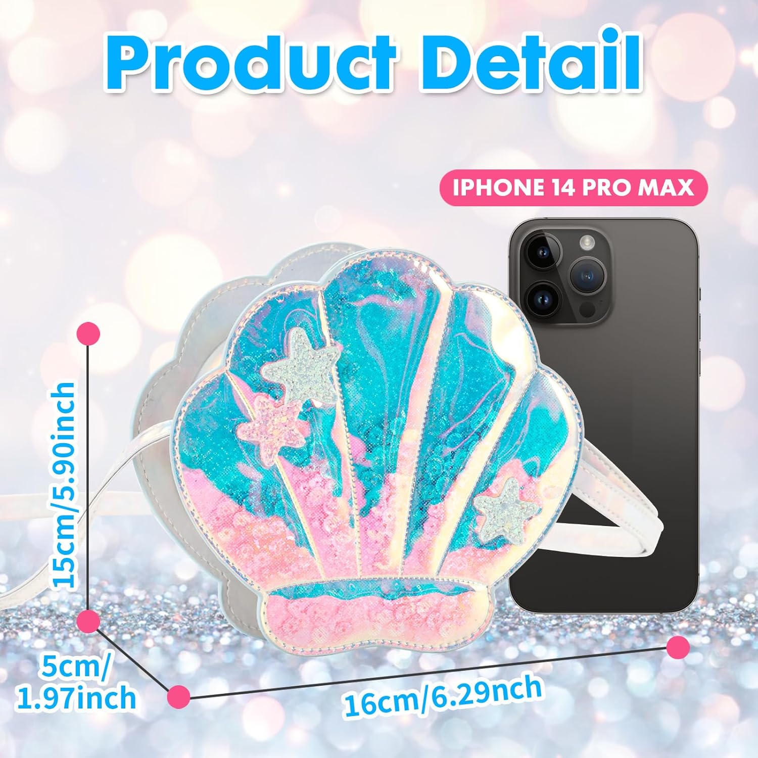 PinkSheep Toddler Purse for Girls Gifts Mini Purse Kids Shoulder Bag Crossbody Wallet 3-6Year Little Girl Gift Fashion - Image 6