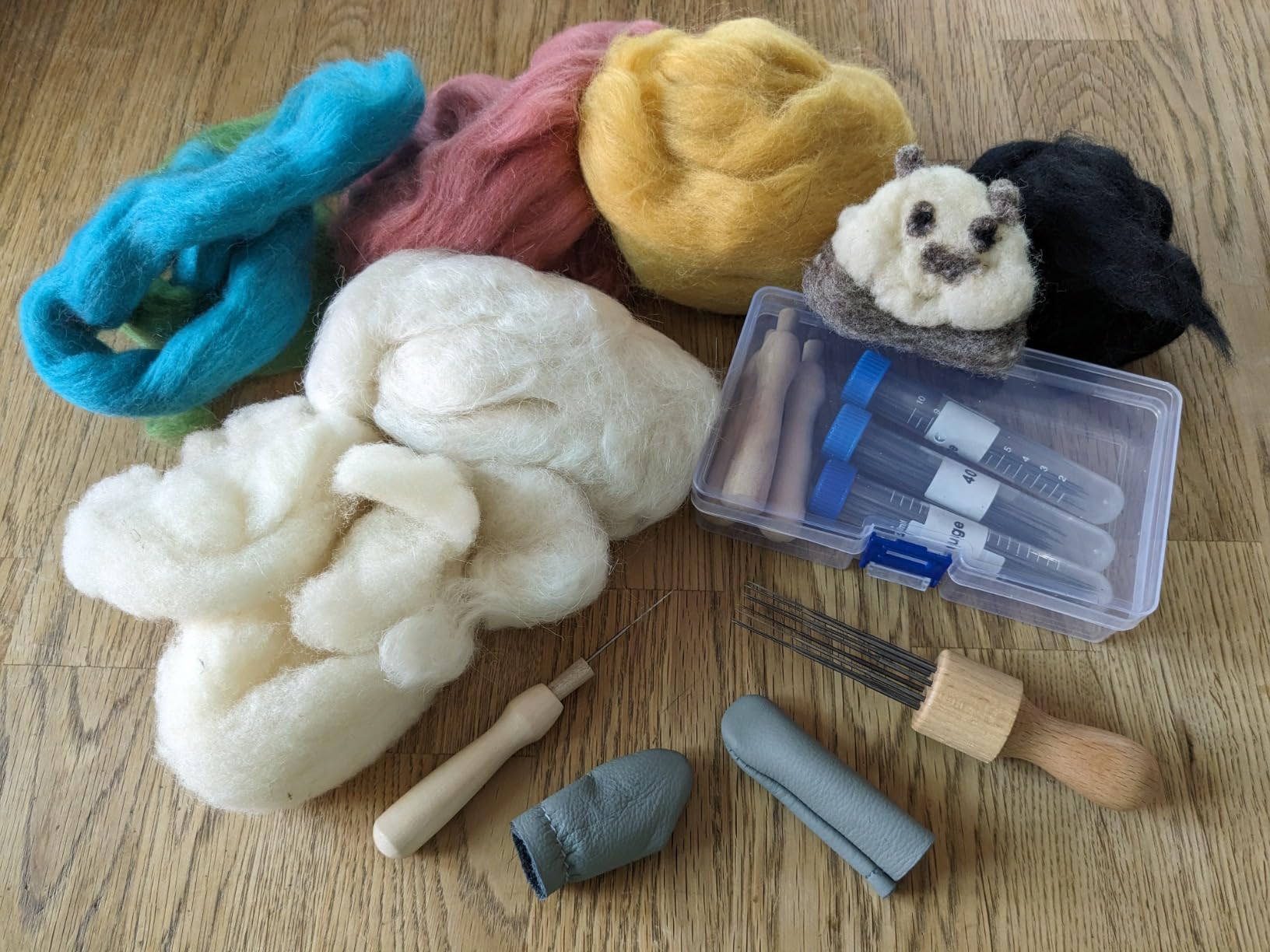 Nadelfilz-Set Meerestiere - Bastelset Mit Wolle & Anleitung Für Anfänger