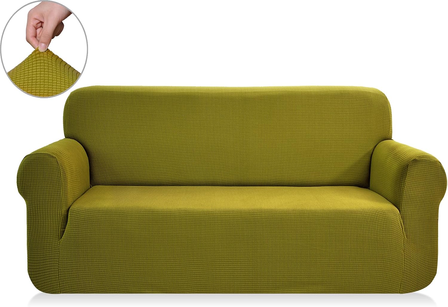 SunRise Premium Furniture SlipcoverSofa + loveseat 2 PCS Set (Two Piece, Lime)