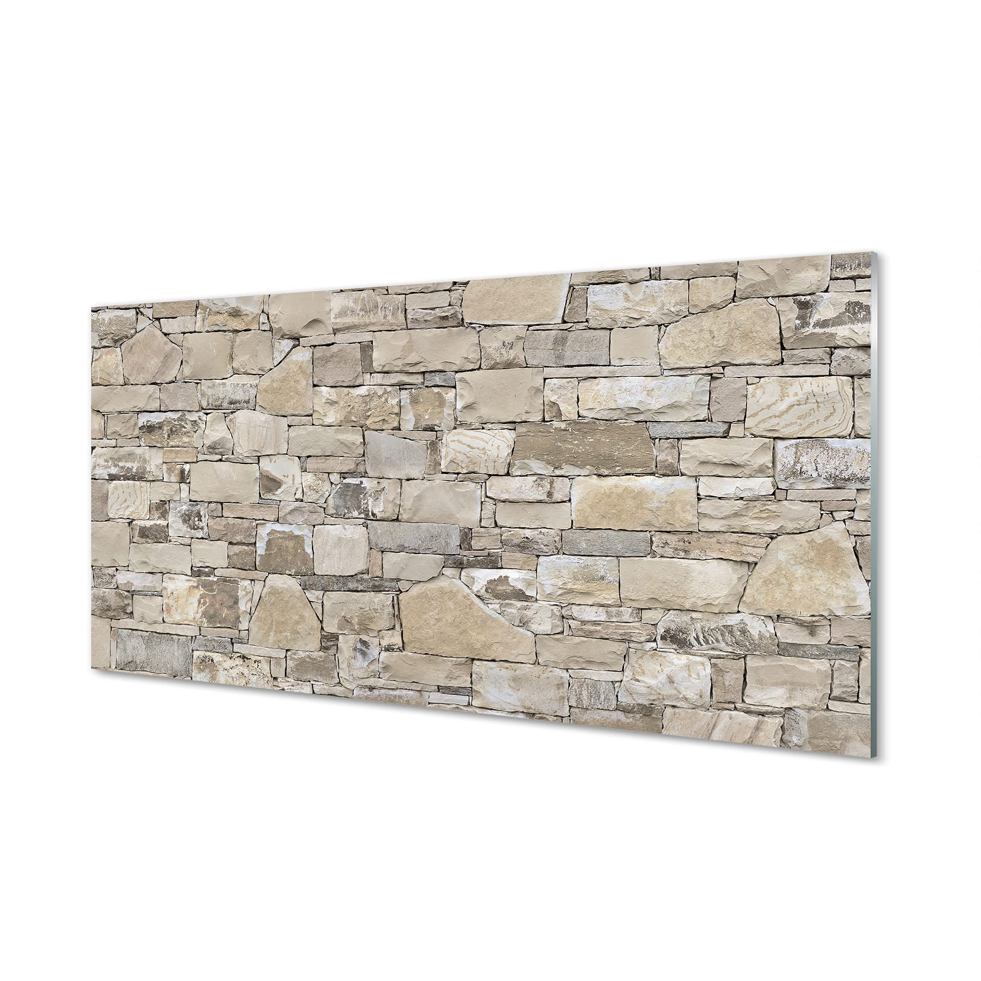 Dosseret en verre trempé de sécurité 140x70cm pour masquer et protéger vos murs