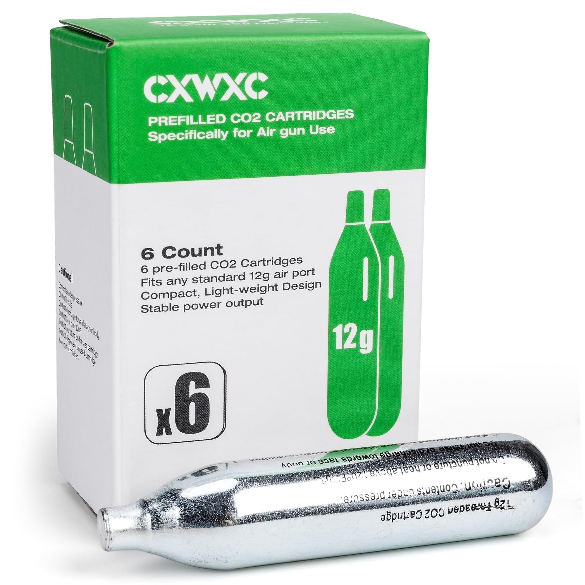 - 8 Gram/ 12 Gram/ 88 Gram CO2 Cartridges for Paintball - CO2 Cylinder CO2 Cartridges for Airsoft, Air Gun, Pepper Gun P2P HDP 50 Compact