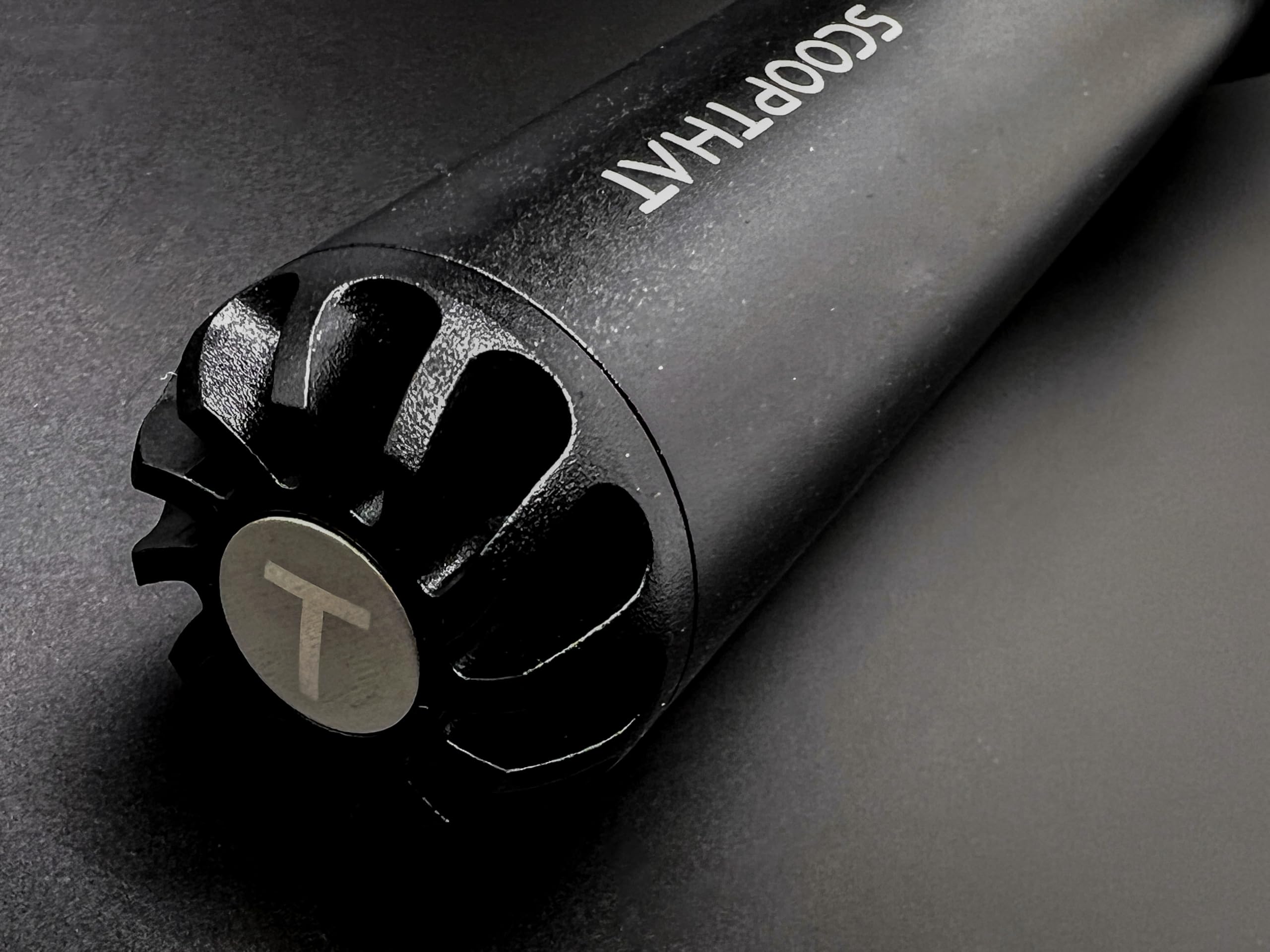 That Scoop Deluxe Cuillère à Glace Luxe, Aluminium, Noir Mat, 1 cm