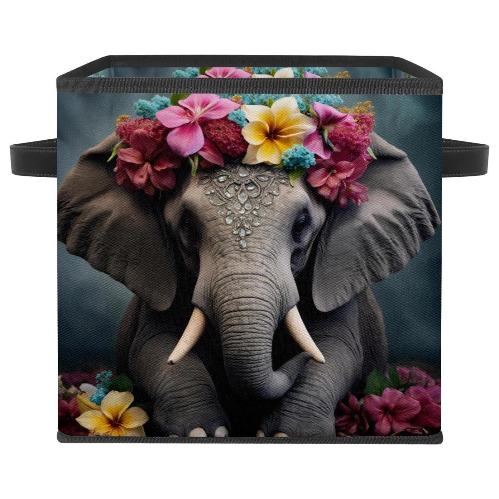 Boîte de rangement éléphant Garland pour organiser la chambre d'enfant avec style