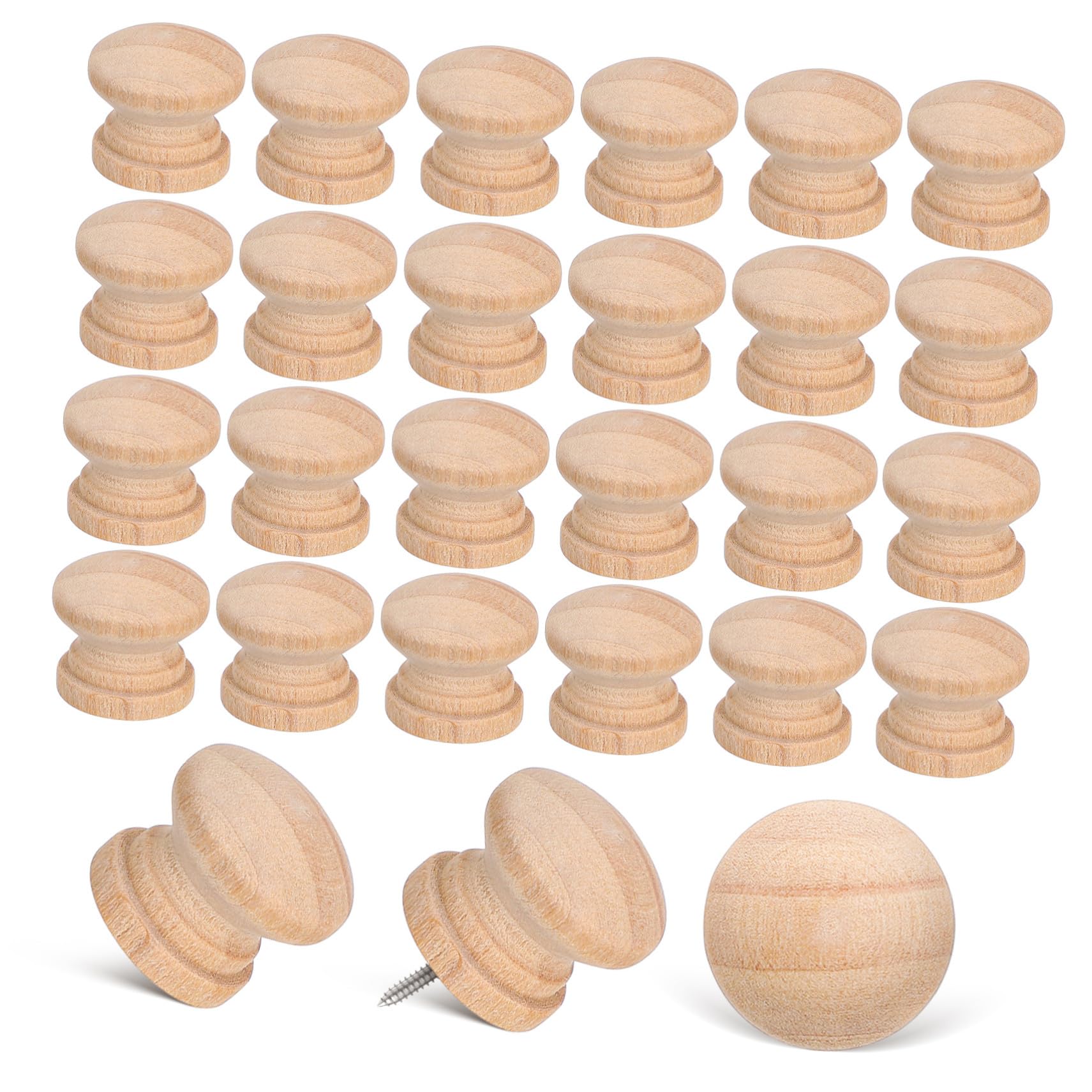 Boutons de tiroir champignon PLAFOPE en lot de 100 pour armoire