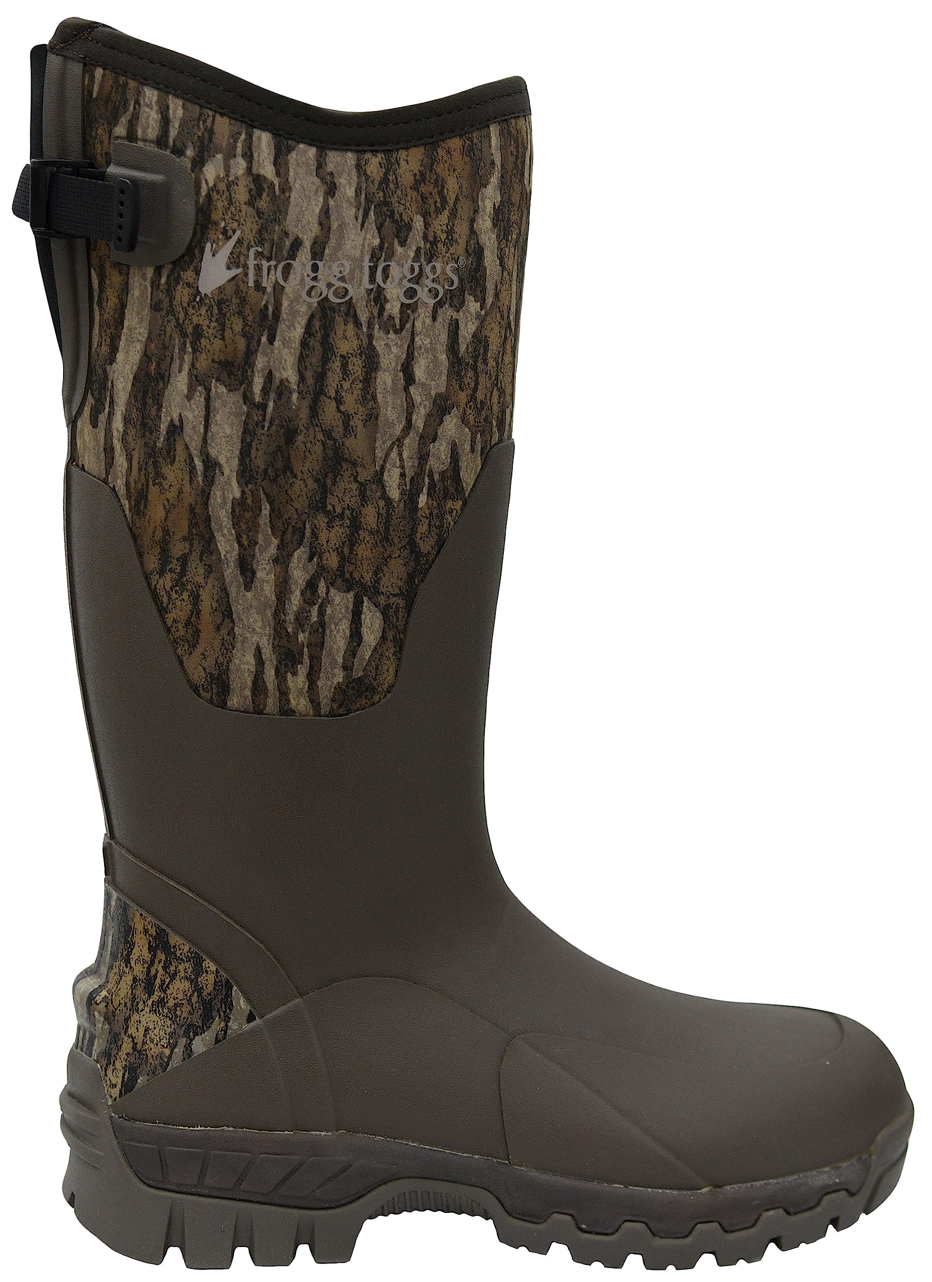 FROGG TOGGS Men's Ridge Buster Waterproof Hunting Boot, 7mm Neoprene, Mossy Oak Bottomland, 10